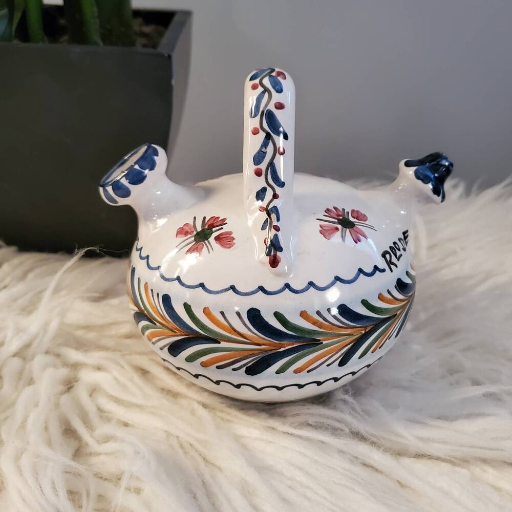 Talavera Majolica Hand Painted Signed Bojita Water Jug